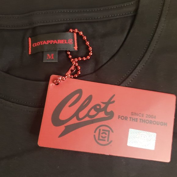 CLOT Work Sweet Work Men's Medium Black Short Sleeve T-Shirt NWT - Picture 4 of 7